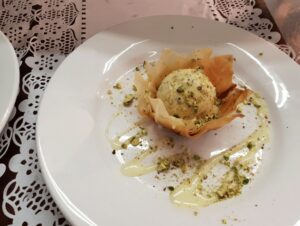 Northbrook college student food served in the restaurant