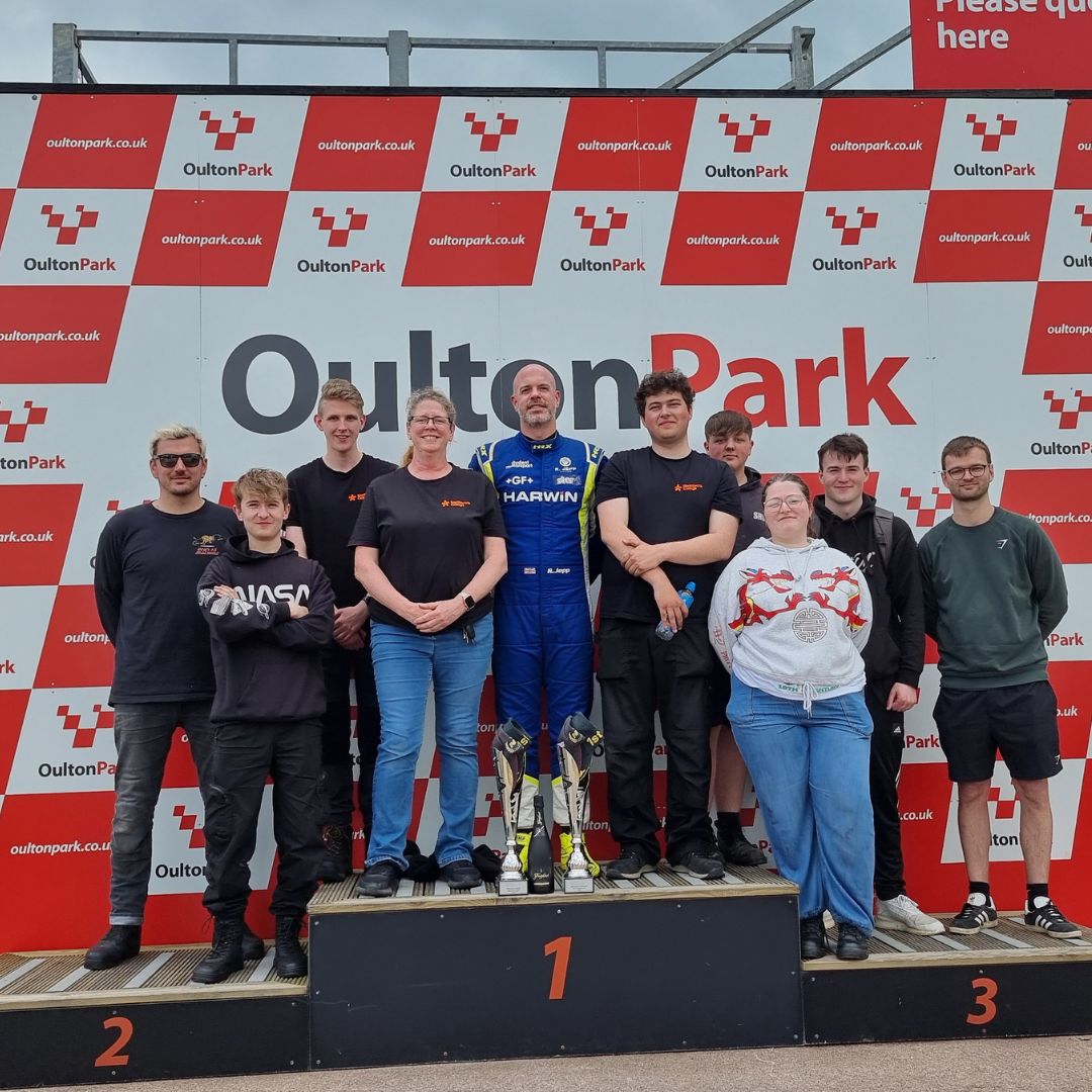 Northbrook College motorsport team celebrate fourth win of the season 