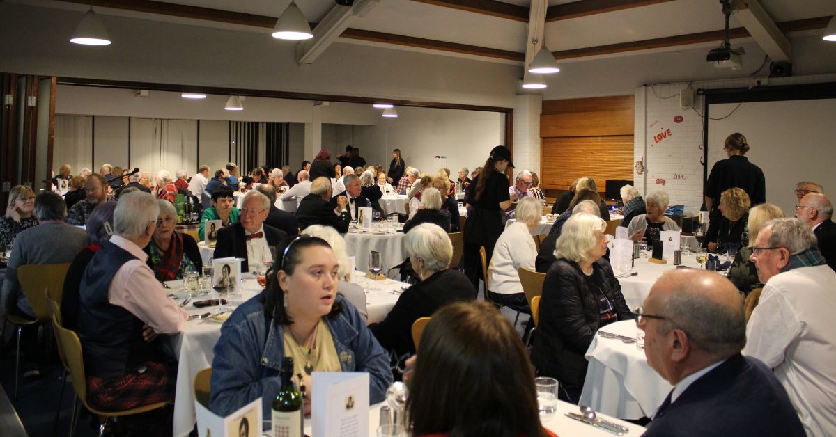The Arundel Restaurant filled with people enjoying their meals