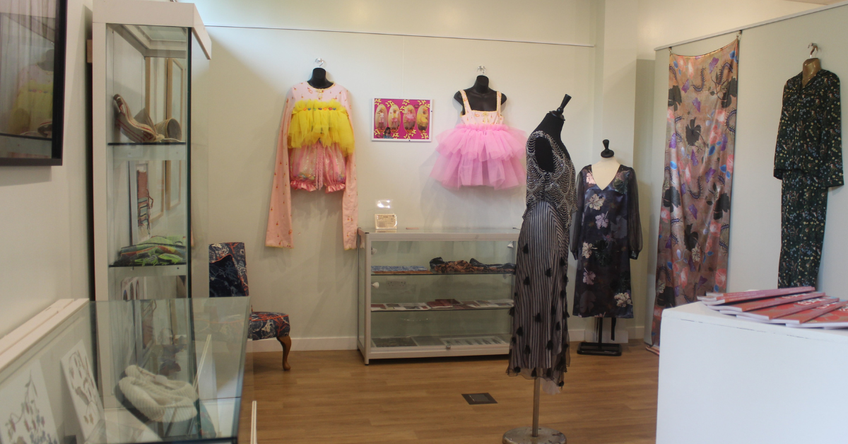 A picture of some of the pieces in the Rustington exhibition